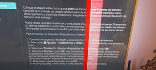 TV Philips 57" con rayas en pantalla