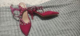 Zapatos de fiesta fucsia