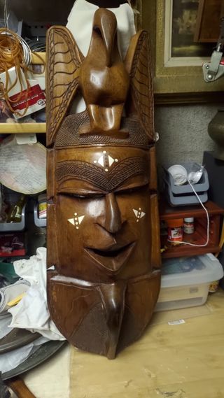 Grande MASCHERA AFRICANA TEK x cerimonia