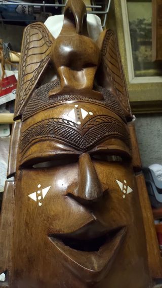 Grande MASCHERA AFRICANA TEK x cerimonia