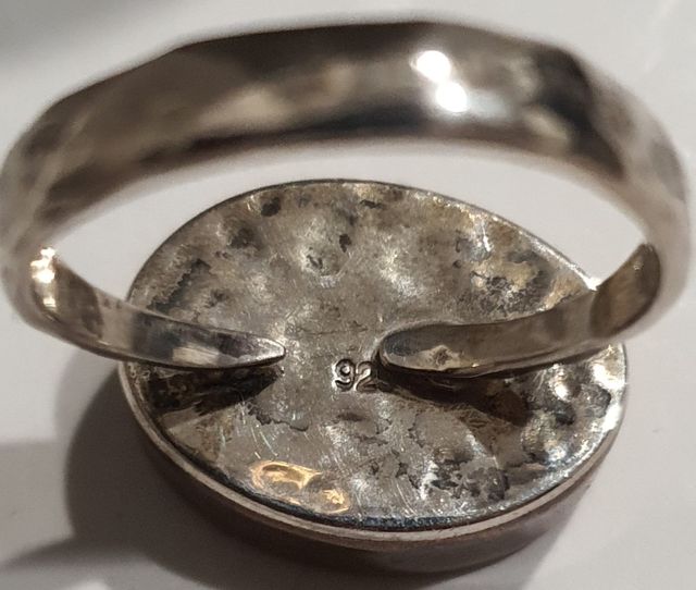 Anello in argento 925 e pietra turchese