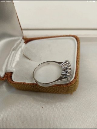 sortija oro blanco