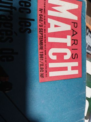 PARIS MATCH 648 9 septiembre 1961