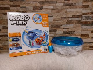 Pecera robo fish