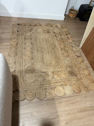 Alfombra grande yute