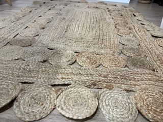 Alfombra grande yute