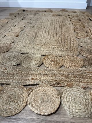 Alfombra grande yute