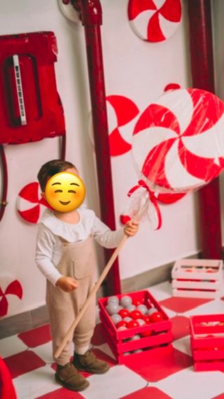 atrezzo fotografico con mecanismo de bolas 200