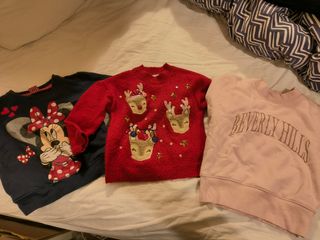 Lote suéters o sudaderas niña 4 años