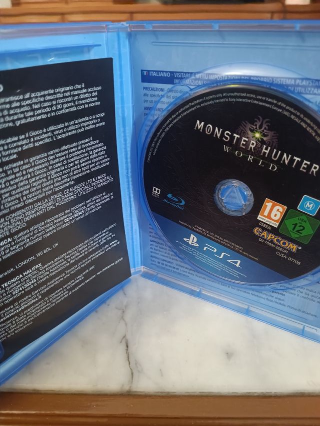 Monster Hunter World PS4 PS5