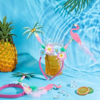 Lote 2 diademas TROPICALES