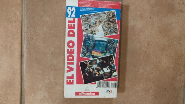 Vídeo VHS del 92. Coleccionismo 
