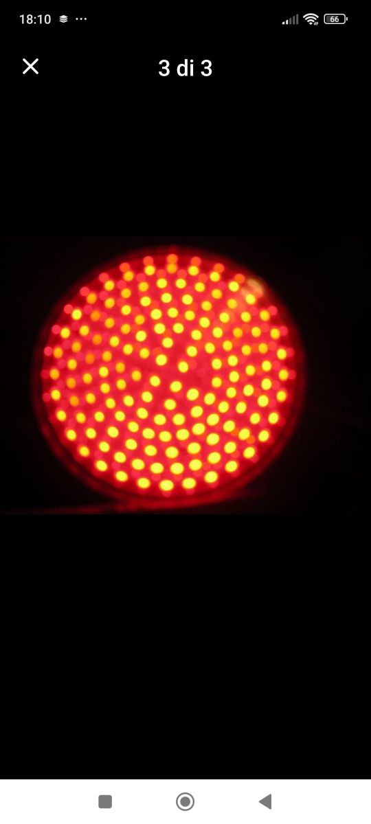 3 lampade semaforiche aled