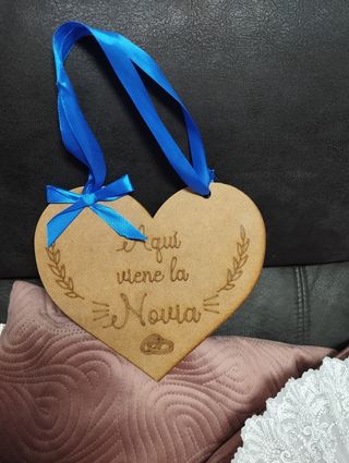 Corazón ❤️ y abanico de Novia