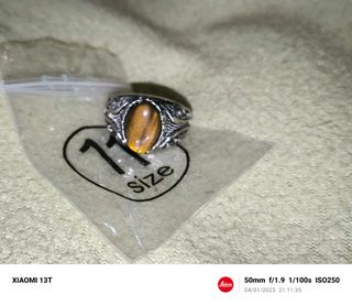 Anillo ojo de tigre