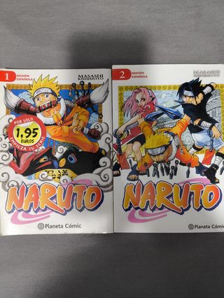 Mangas Naruto vol n° 01 y 02.