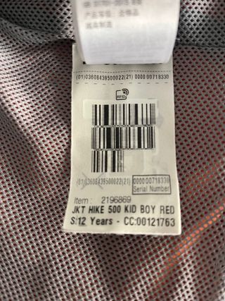 Chubasquero senderismo