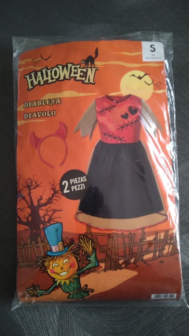 Costume di carnevale bambina diavola