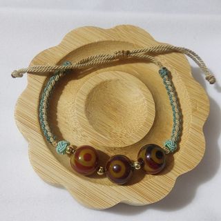 Pulsera tibetana de ágata Dzi