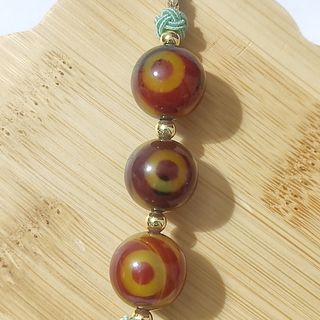 Pulsera tibetana de ágata Dzi