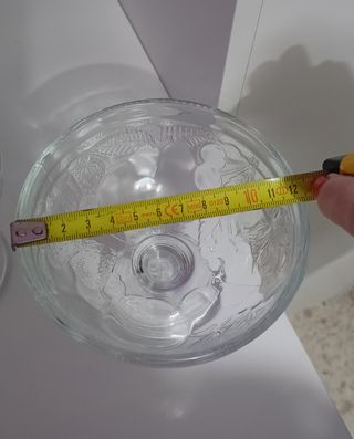 2 preciosas copas de cristal tallado