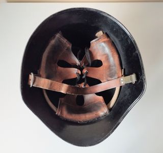 Casco suizo bombero. Mod 1918-40