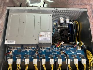 Rig de mineria 9GPUs