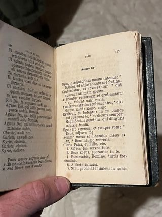 Antico libro anno 1867 - Via al Paradiso -