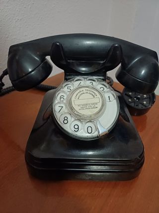 Telefono antiguo baquelita mesa