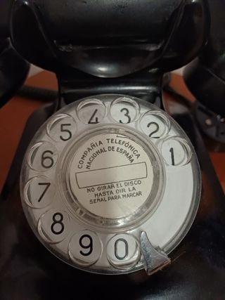 Telefono antiguo baquelita mesa