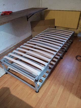 Cama litera plegable metálica