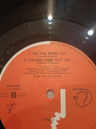 Disco vinile 33giri T'Pau