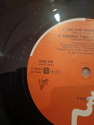 Disco vinile 33giri T'Pau