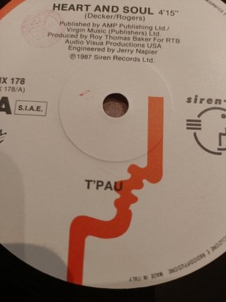 Disco vinile 33giri T'Pau