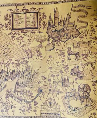 Mapa del mundo mágico de Harry Potter