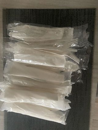 14 posate plastica usa e getta