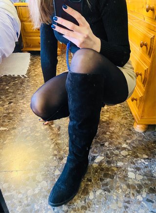 Botas altas de ante t 40