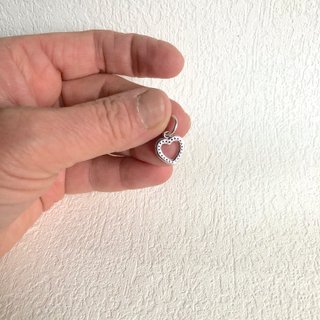Charm cuore argento 925