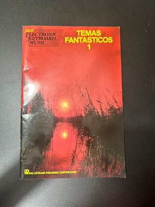 Lote 5 libros para teclado electrónico