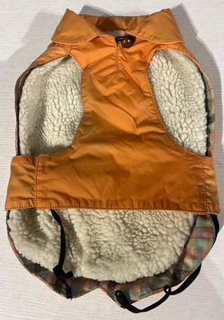 Cappottino felpato ocra per cani