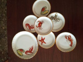 Juego platos aperitivo