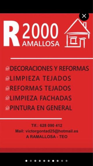 Pintor de viviendas limpieza de tejados varios