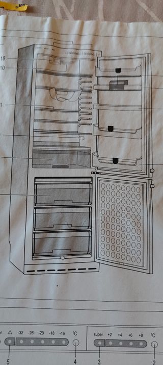 Accesorios repuestos frigorífico combi Bosh