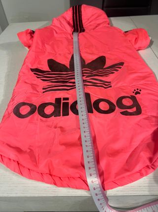 Cappottino OdiDog rosa fluo per cani