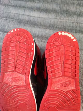 Nike Air Jordan 1 Mid (GS) Fire Red