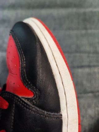 Nike Air Jordan 1 Mid (GS) Fire Red