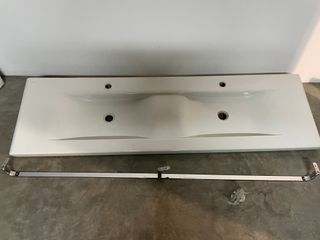 Lavabo di design a due lavelli