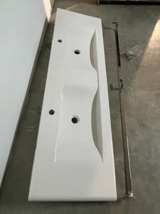 Lavabo di design a due lavelli