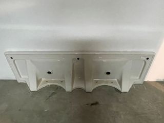 Lavabo di design a due lavelli