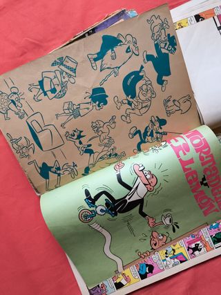 6 ANTIGUOS COMIC MORTADELO Y FILEMÓN AÑO 1975